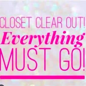 Complete closet close out - 50%off all bundles